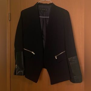 Zara blazer jacket black coat